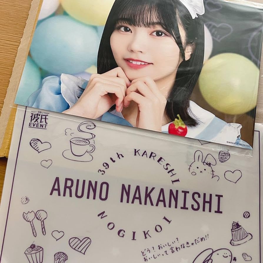 乃木坂46 中西アルノ　乃木恋　彼氏特典　マウスパッド Amazon.co.jp: 乃木坂46 乃木恋 第39期彼氏限定リアル特典 中西